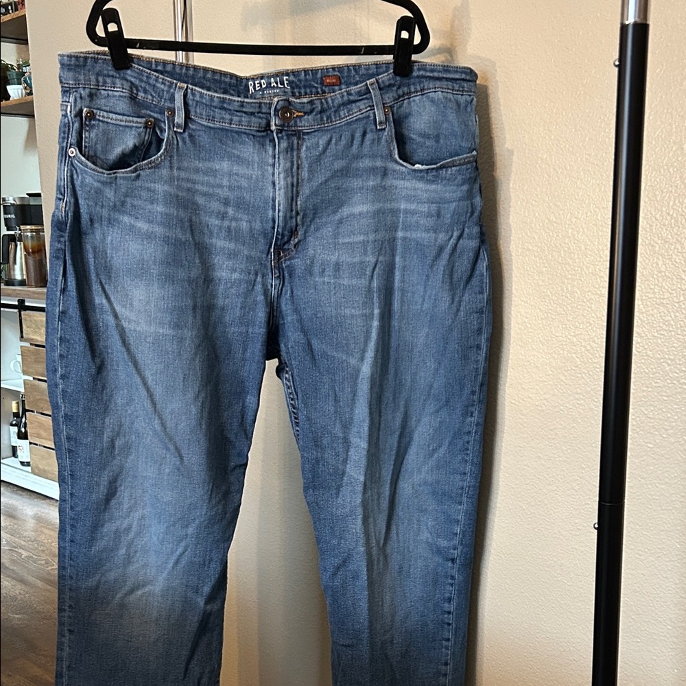 Red Ale Men's Relaxed Fit Blue Jeans